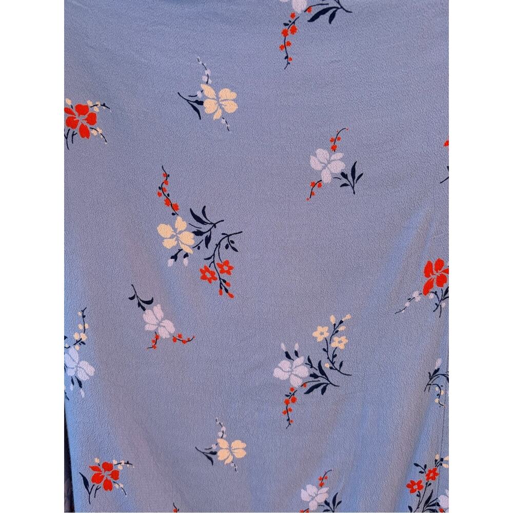 Madewell Mini Skirt Blue Aloha Floral Size 12 - Picture 3 of 8